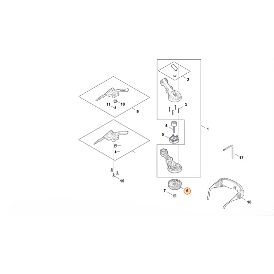 STIHL  Wirnik wentylatora FA07 820 2600